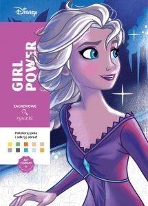 Girl power. Kolorowanka antystresowa Disney. Zagadkowe rysunki