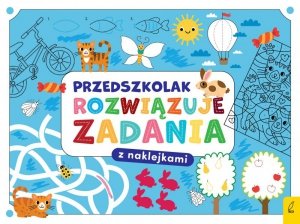 Przedszkolak rozwiązuje zadania. Zeszyt niebieski
