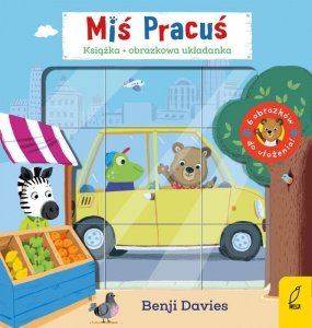 W drogę! + obrazkowa układanka. Miś Pracuś