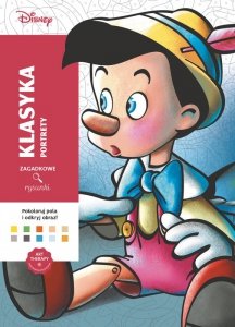 Klasyka. Portrety. Kolorowanka antystresowa Disney. Zagadkowe rysunki