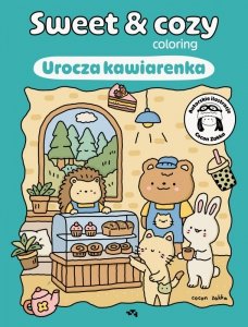 Urocze kawiarenki. Sweet & cozy coloring