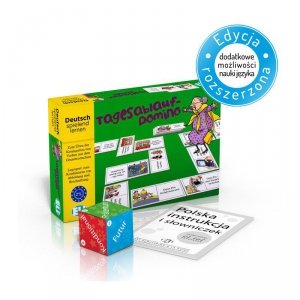 Gra językowa Niemiecki Das Tagesablauf-Domino.