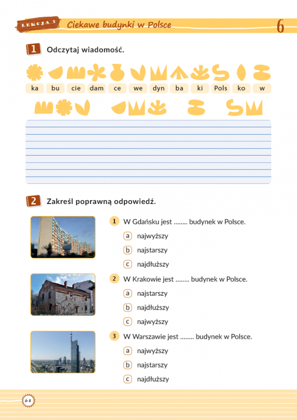 Polski w szkole. Zeszyt ćwiczeń do nauki języka polskiego jako obcego dla dzieci (7-10 lat)