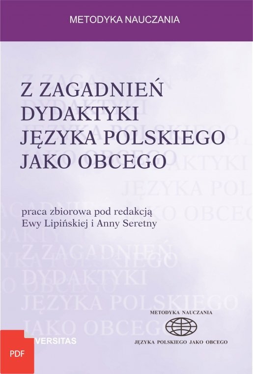 Z zagadnień dydaktyki języka polskiego jako obcego EBOOK PDF