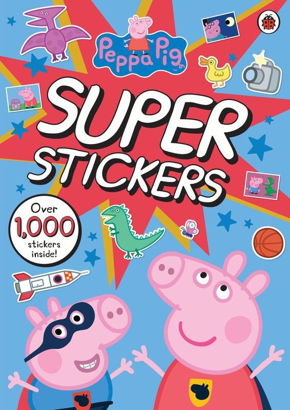 Super Stickers Activity Book. Peppa Pig wer. angielska
