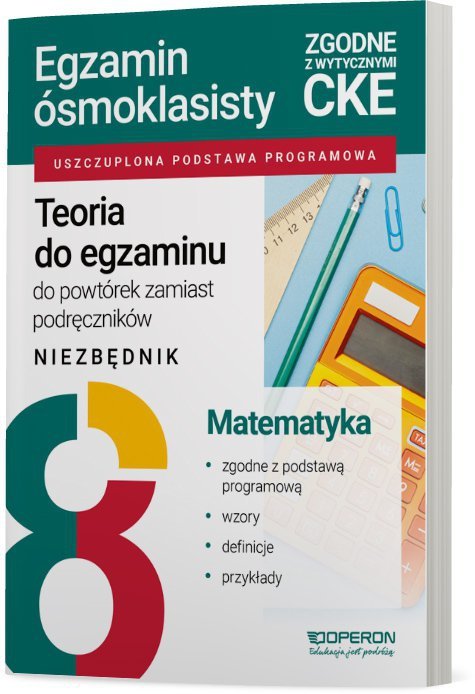Egzamin ósmoklasisty 2026 Matematyka Teoria do egzaminu Niezbędnik