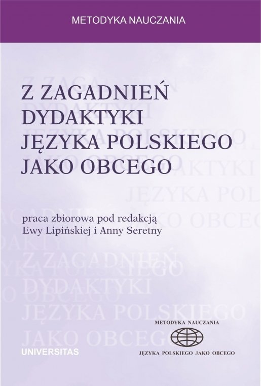 Z zagadnień dydaktyki języka polskiego jako obcego 