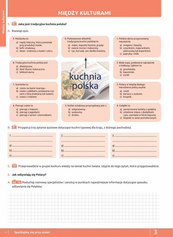 RAZEM po polsku. Poziom B1 - przykładowa jednostka lekcyjna