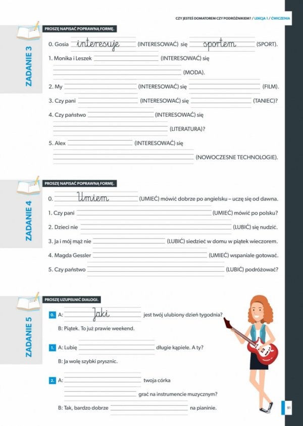 Witaj! Komunikacja w języku polskim dla obcokrajowców. Poziom A2 część 1. Podręcznik i zeszyt ćwiczeń z odpowiedziami