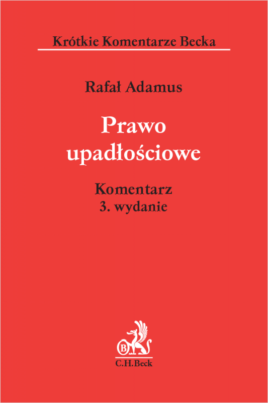 Prawo upadłościowe. Komentarz