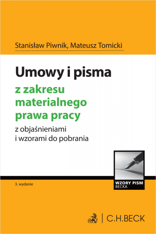Umowy i pisma z zakresu materialnego prawa pracy z objaśnieniami i wzorami do pobrania