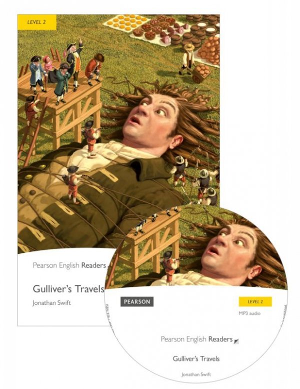 PEGR Gulliver's Travels Bk/MP3 CD (2) OOP