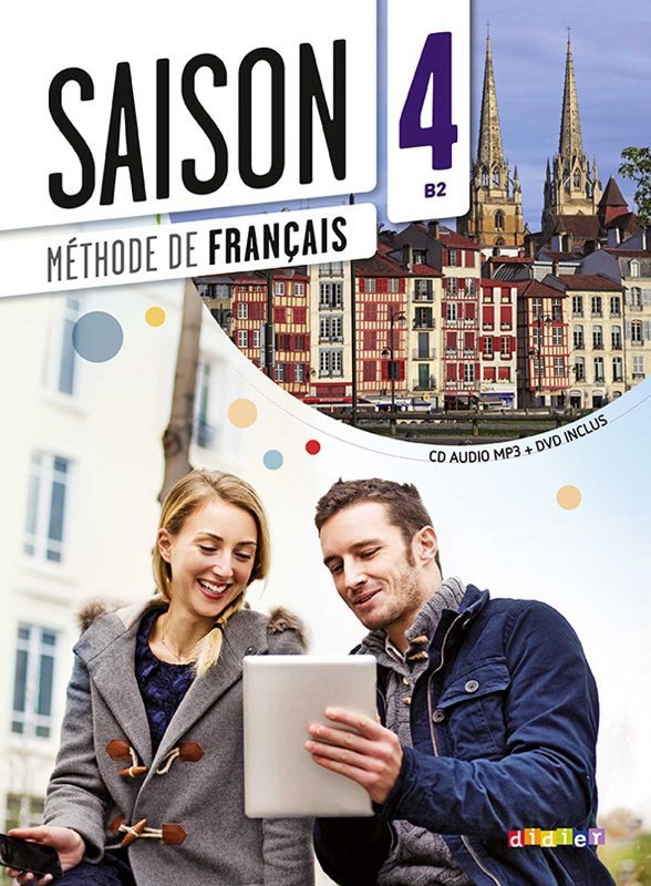 Saison 4 podręcznik + płyta CD audio i płyta DVD