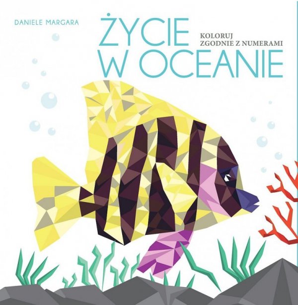 Życie w oceanie. Koloruj zgodnie z numerami
