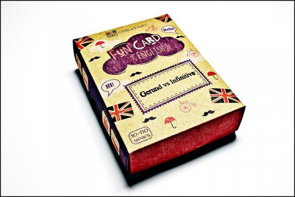 Karty językowe Angielski Fun Card English Gerund vs Infinitive