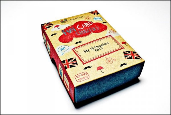 Karty językowe Angielski Fun Card English My 50 Questions Part 3