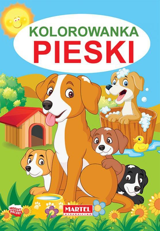 Kolorowanka Pieski. Wydawnictwo Martel