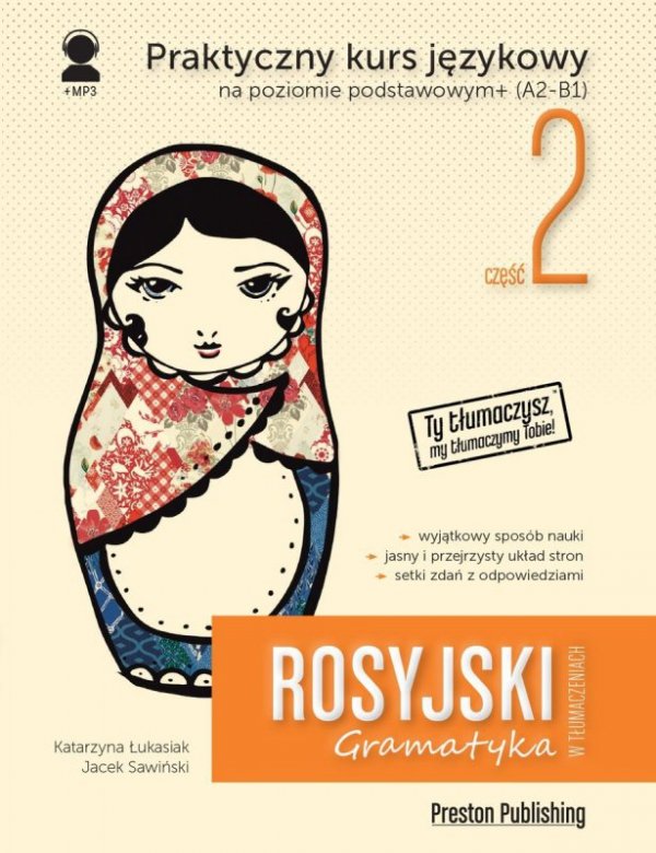 Rosyjski w tłumaczeniach. Gramatyka 2. Wydanie 2 + kod MP3