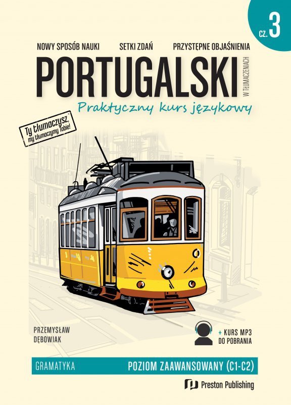 Portugalski w tłumaczeniach. Gramatyka 3 + kod MP3