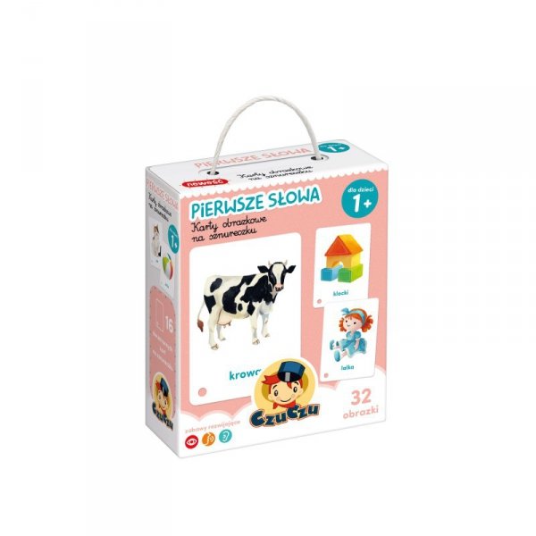 CzuCzu. Karty obrazkowe na sznureczku. Pierwsze słowa 1+