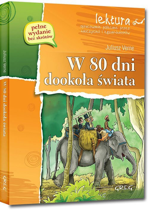 W 80 dni dookoła świata z opracowaniem oprawa miękka
