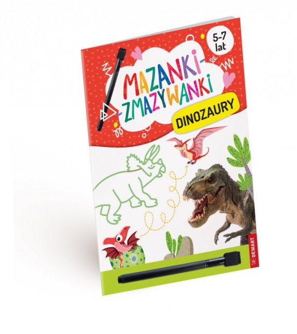 Mazanki-zmazywanki. Dinozaury