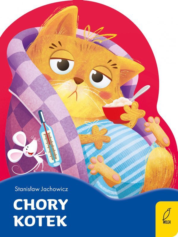 Chory kotek. Poeci dla dzieci. Wykrojnik