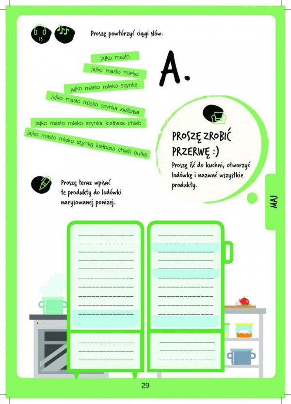 Słowo daję! Ćwiczenia leksykalne z języka polskiego jako obcego na poziomie A1
