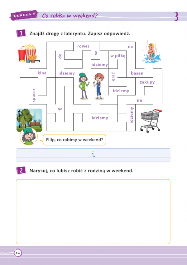 Polski w szkole. Zeszyt ćwiczeń do nauki języka polskiego jako obcego dla dzieci (7-10 lat)