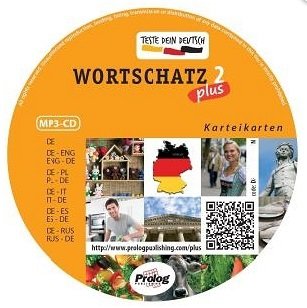 TESTE DEIN DEUTSCH PLUS. Wortschatz 2. Poziom A2-B1. Książka + fiszki obrazkowe + CD MP3 