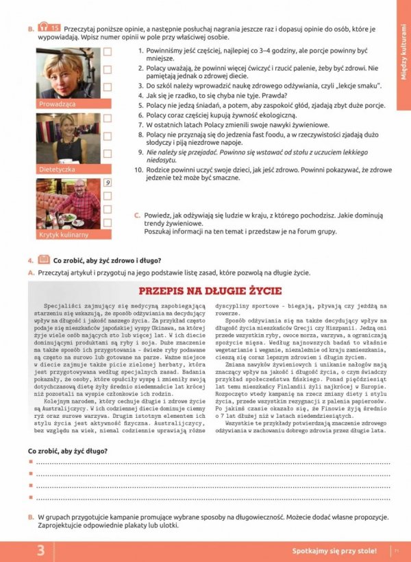 RAZEM po polsku. Poziom B1 - przykładowa jednostka lekcyjna