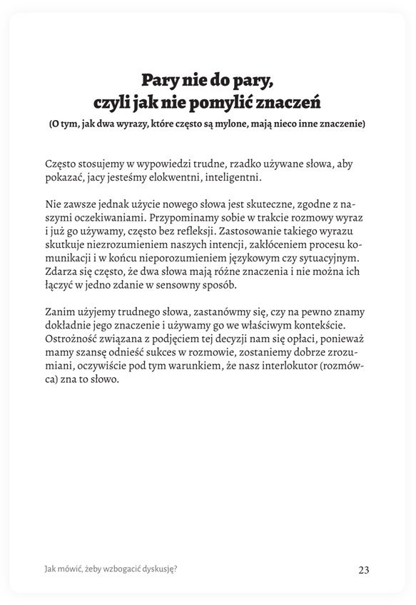 Jak mówić, żeby wzbogacić dyskusję? (EBOOK PDF, MOBI, EPUB)
