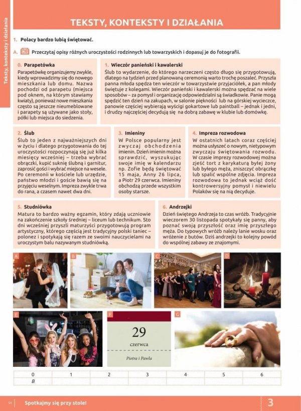 RAZEM po polsku. Poziom B1 - przykładowa jednostka lekcyjna