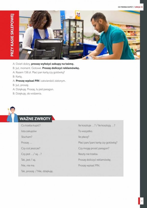 Witaj! Komunikacja w języku polskim dla obcokrajowców. Poziom A1. Podręcznik i zeszyt ćwiczeń z odpowiedziami