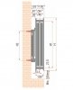 Grzejnik stalowy design poziomy boczny 550x500