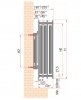 Grzejnik stalowy panelowy Diamond C33 600x500