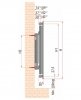 Grzejnik stalowy panelowy Diamond C11 600x1800
