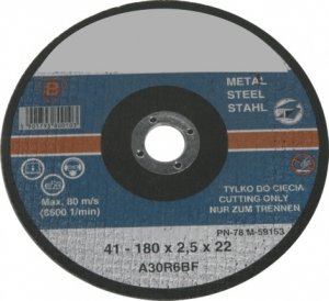 TARCZA DO CIĘCIA METALU 115X1,6mm