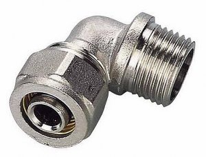 Kolano PEX 25x1 GZ skręcane