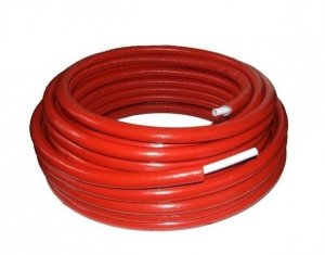 Rura PEX/AL/PEX 20x2 w otulinie czerwonej PE 50m 