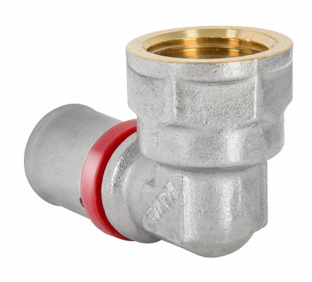 Kolano pex zaciskane 16x1/2 GW