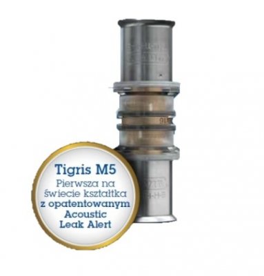 Złączka zaciskana pex 25x16 mufa redukcyjna - Wavin Tigris M5