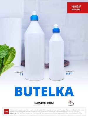 Butelka z tworzywa dozownik 0,5L