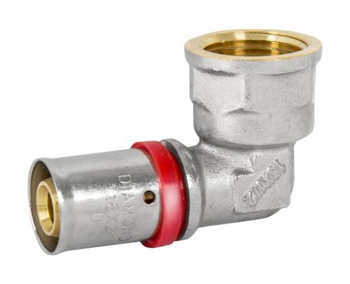 Kolano pex zaciskane 20x1/2 GW