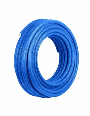 Rura PEX/AL/PEX 16x2 w otulinie niebieskiej PE 50m