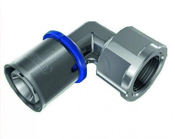 Kolano pex zaciskane 20x3/4 gw - Wavin Tigris M1