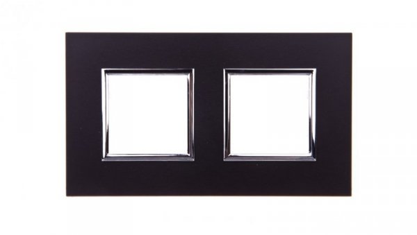 DANTE Ramka podwójna aluminium anodyzowane ONYX 4590282