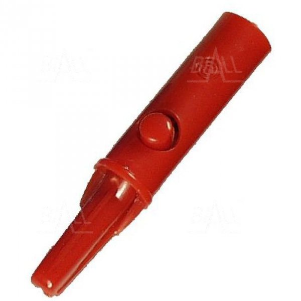 Krokodylek gn. 4mm KK1-R 60V=/30V~ 3A czerwony