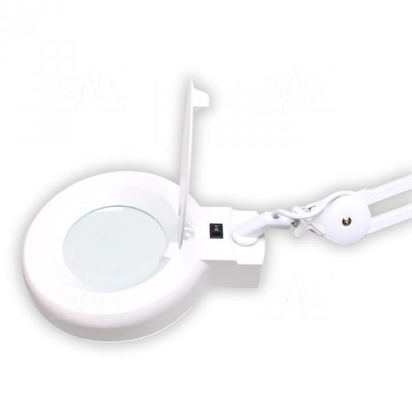 Lampa warsztatowa LED SMD + LED UV z lupą (127mm) 8066HLED-UV ultrafiolet 5D 12W