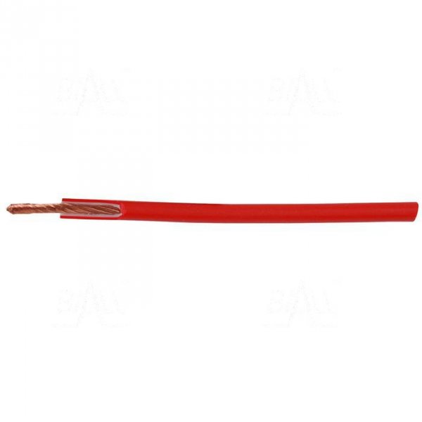 Przewód silikonowy Li2G-2,5mm2 36A Dz4,6 R czerwony
